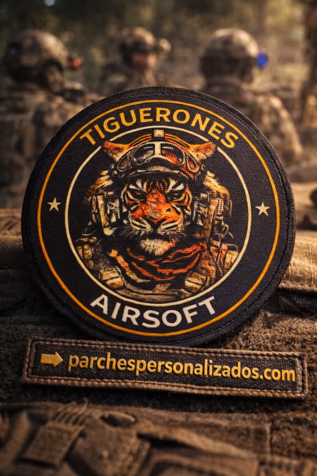 Parches personalizados para airsoft